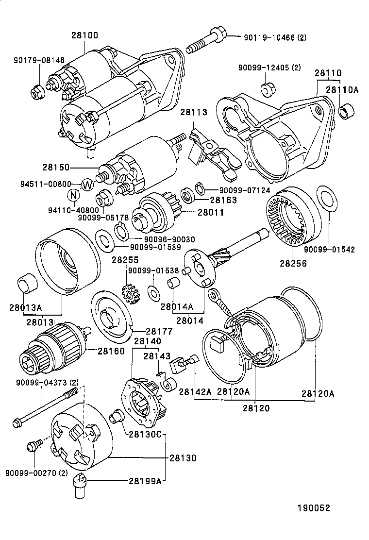 28150-74210 SWITCH ASSY, MAGNET STARTER product image