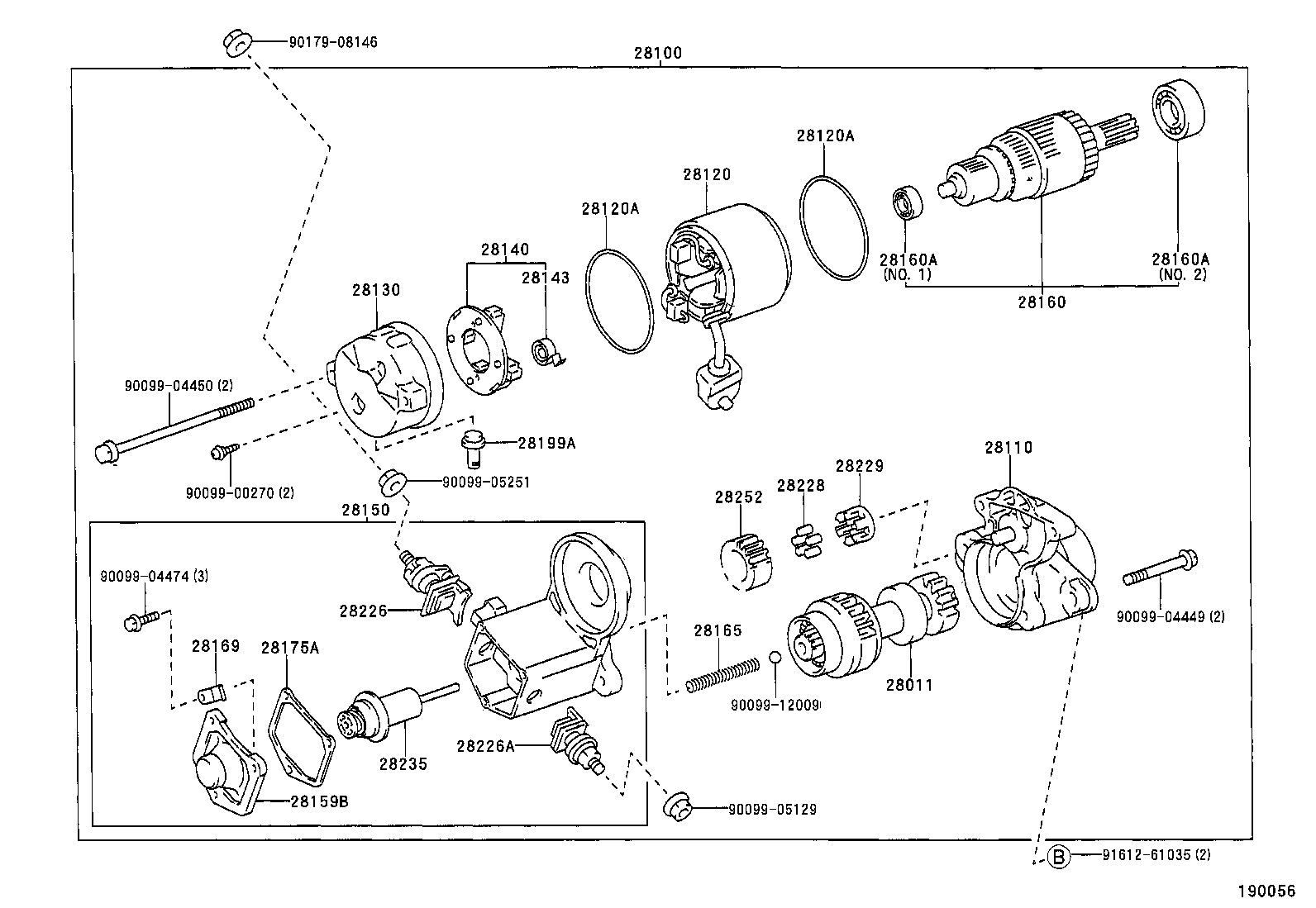 28150-74210 SWITCH ASSY, MAGNET STARTER product image