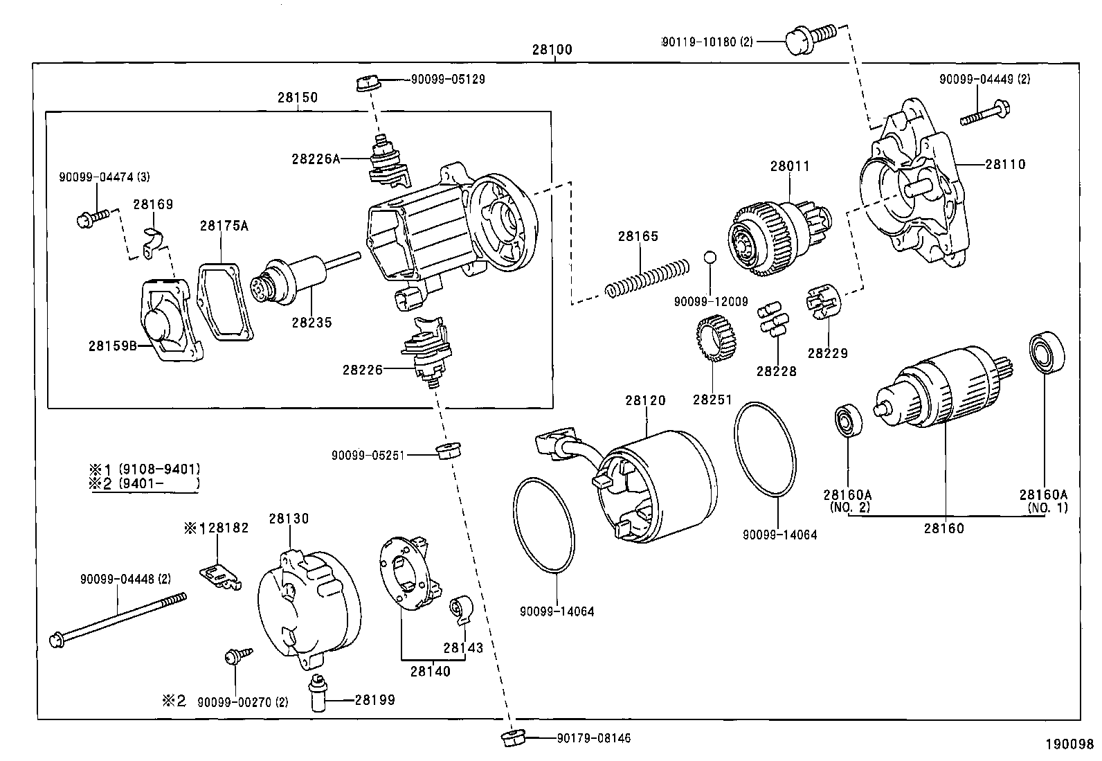 28150-50062 SWITCH ASSY, MAGNET STARTER product image