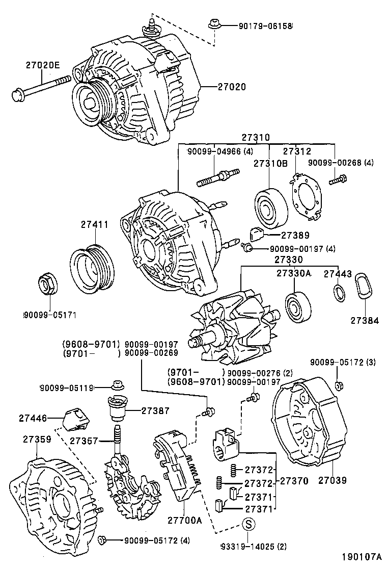 27060-20060 ALTERNATOR ASSY product image