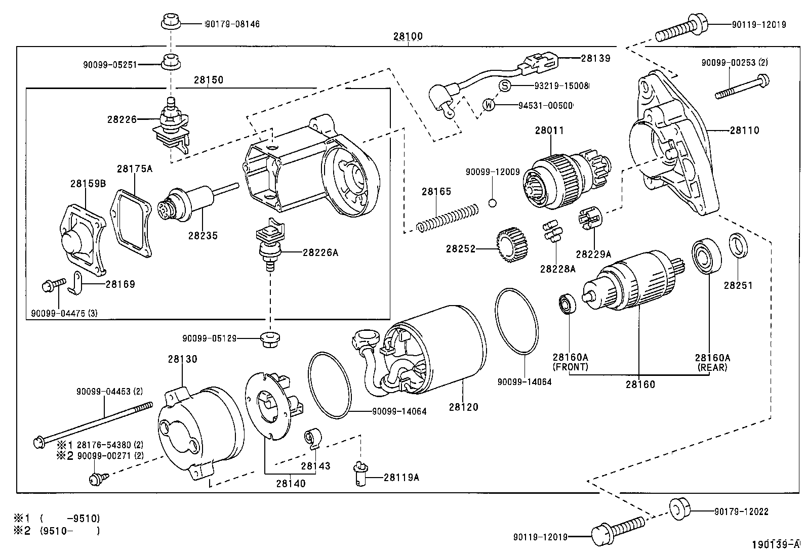 28150-75050 SWITCH ASSY, MAGNET STARTER product image
