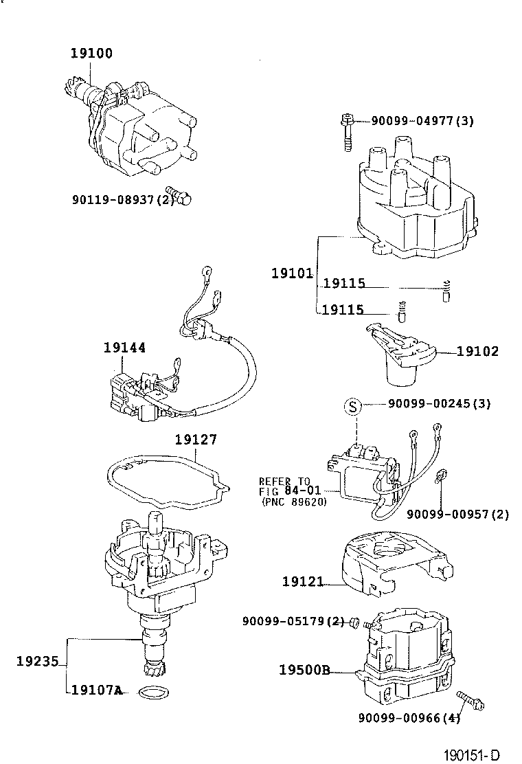 19106-11040 CAM SUB-ASSY, DISTRIBUTOR product image