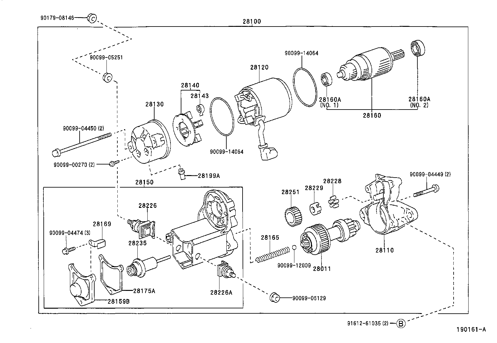 28150-74250 SWITCH ASSY, MAGNET STARTER product image
