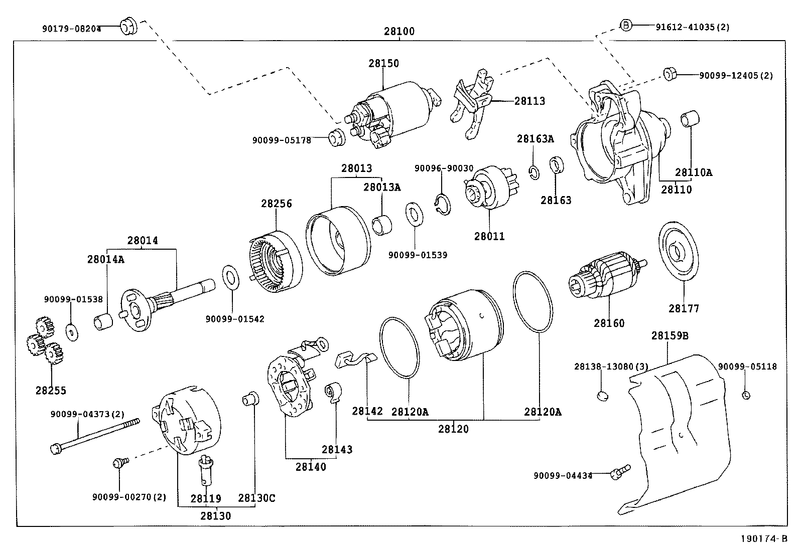 28110-13120 HOUSING ASSY, STARTER DRIVE product image