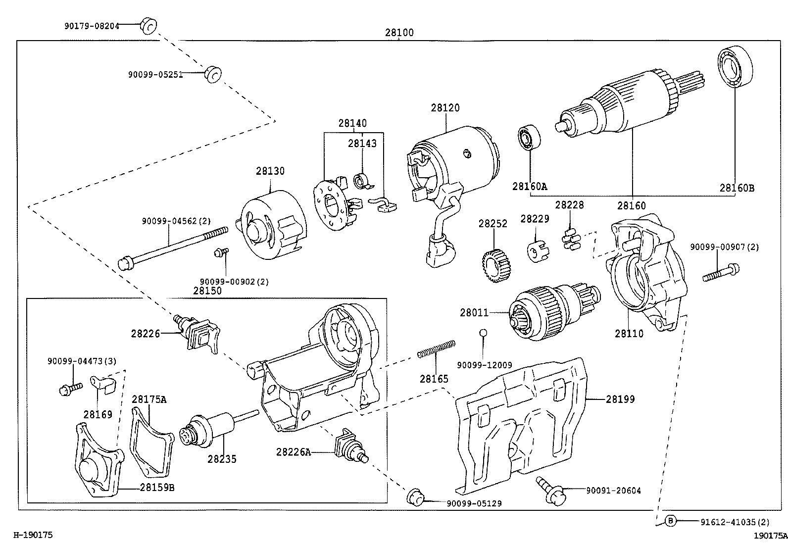 28110-13120 HOUSING ASSY, STARTER DRIVE product image