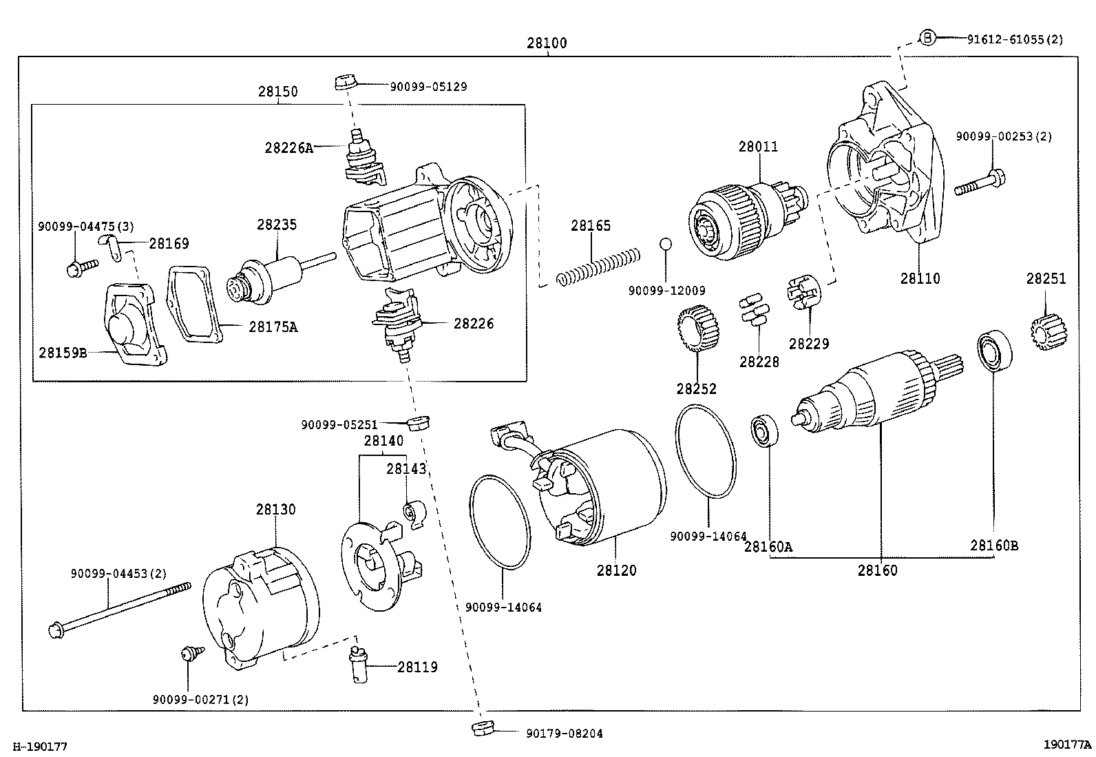 28110-13120 HOUSING ASSY, STARTER DRIVE product image