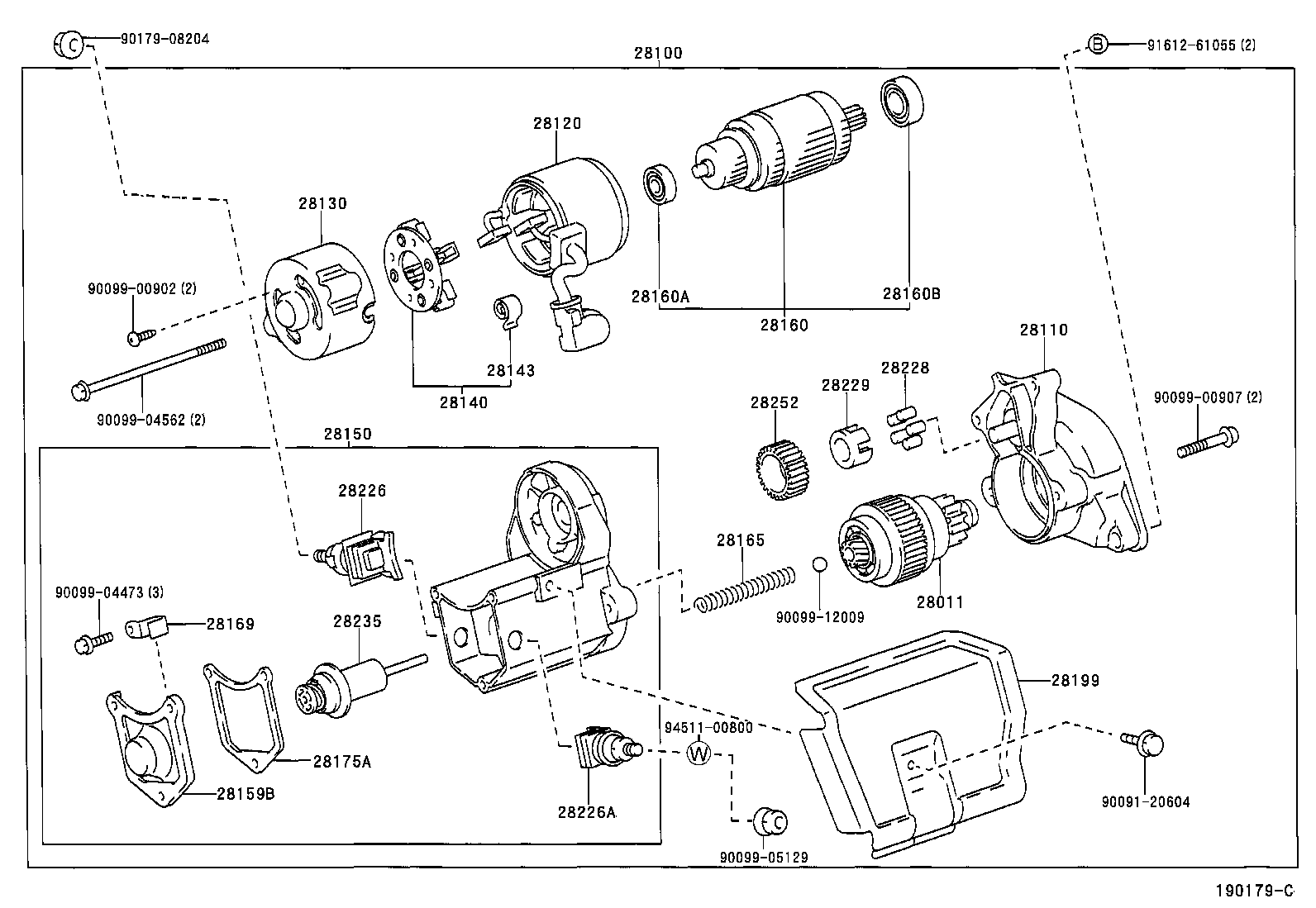 28110-13120 HOUSING ASSY, STARTER DRIVE product image