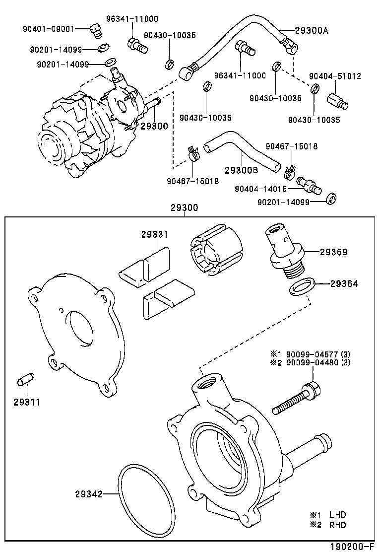 29300-05010 PUMP ASSY, VACUUM product image