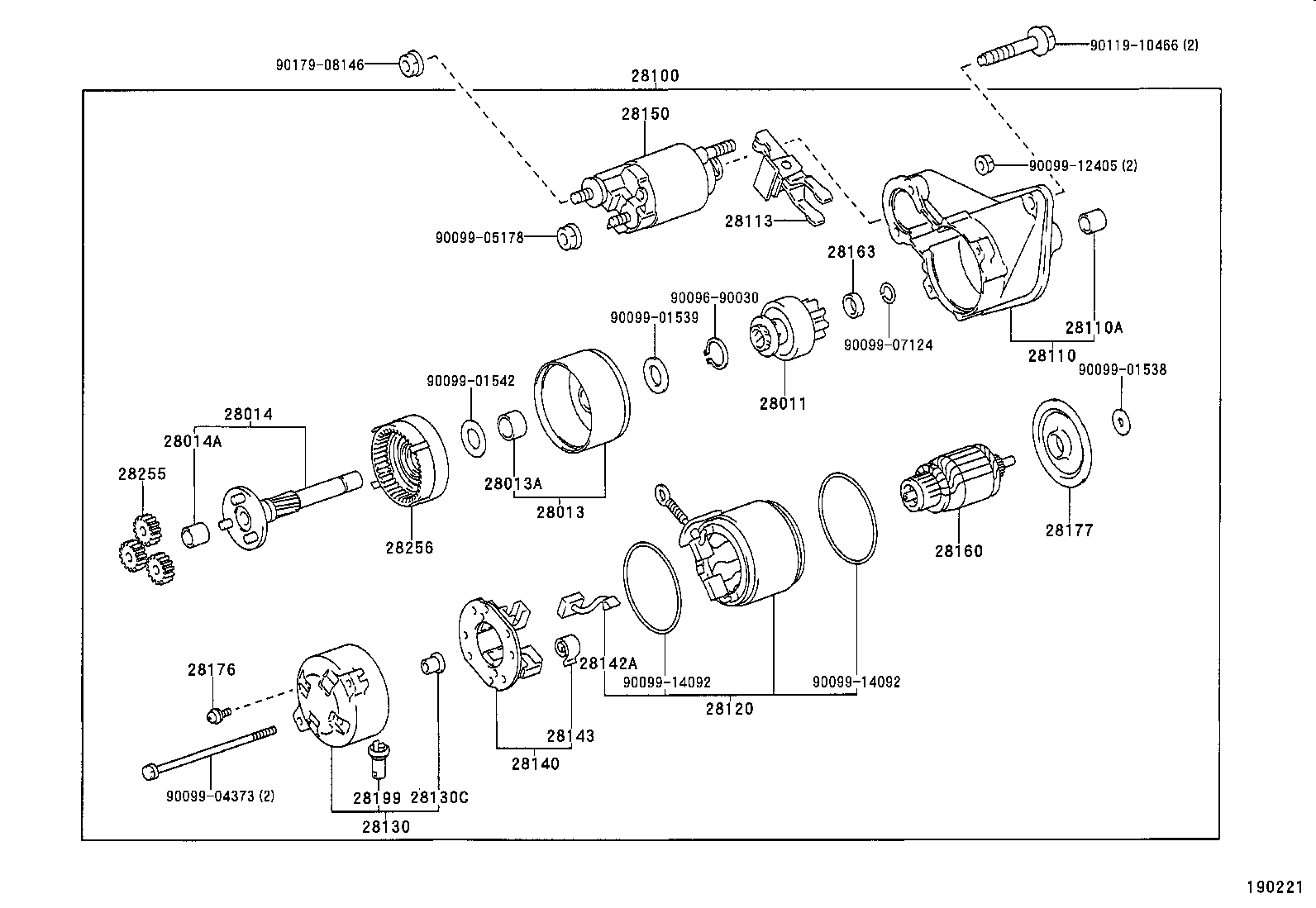 28100-02080 STARTER ASSY product image