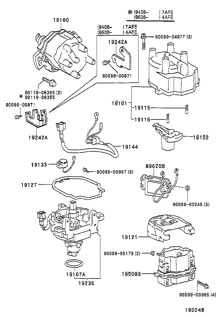 19242-15180 CLAMP, CORD, NO.2 product image