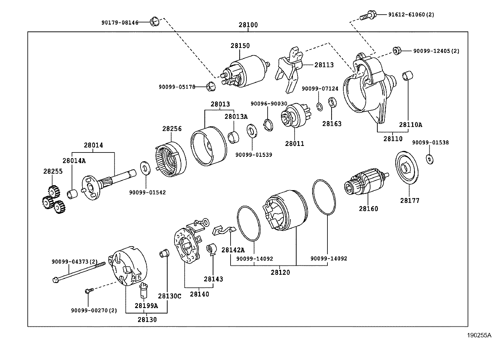 28115-26040 HOUSING ASSY, STARTER DRIVE product image