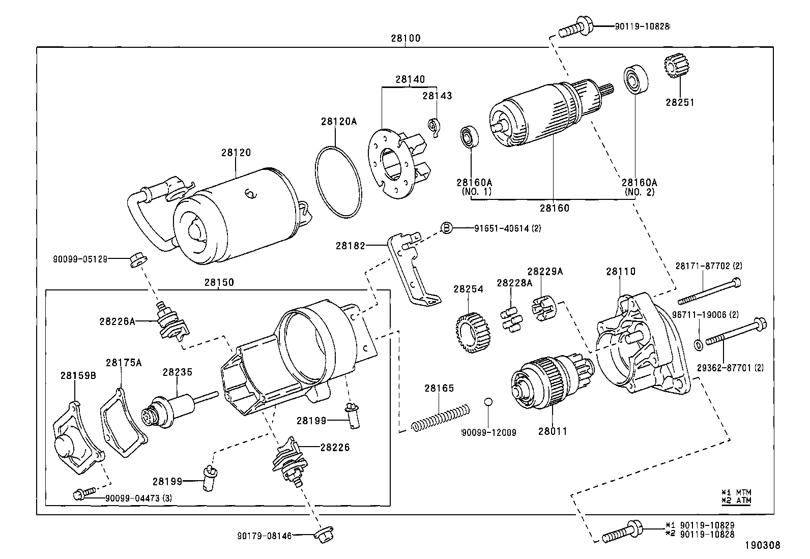 28100-02080 STARTER ASSY product image