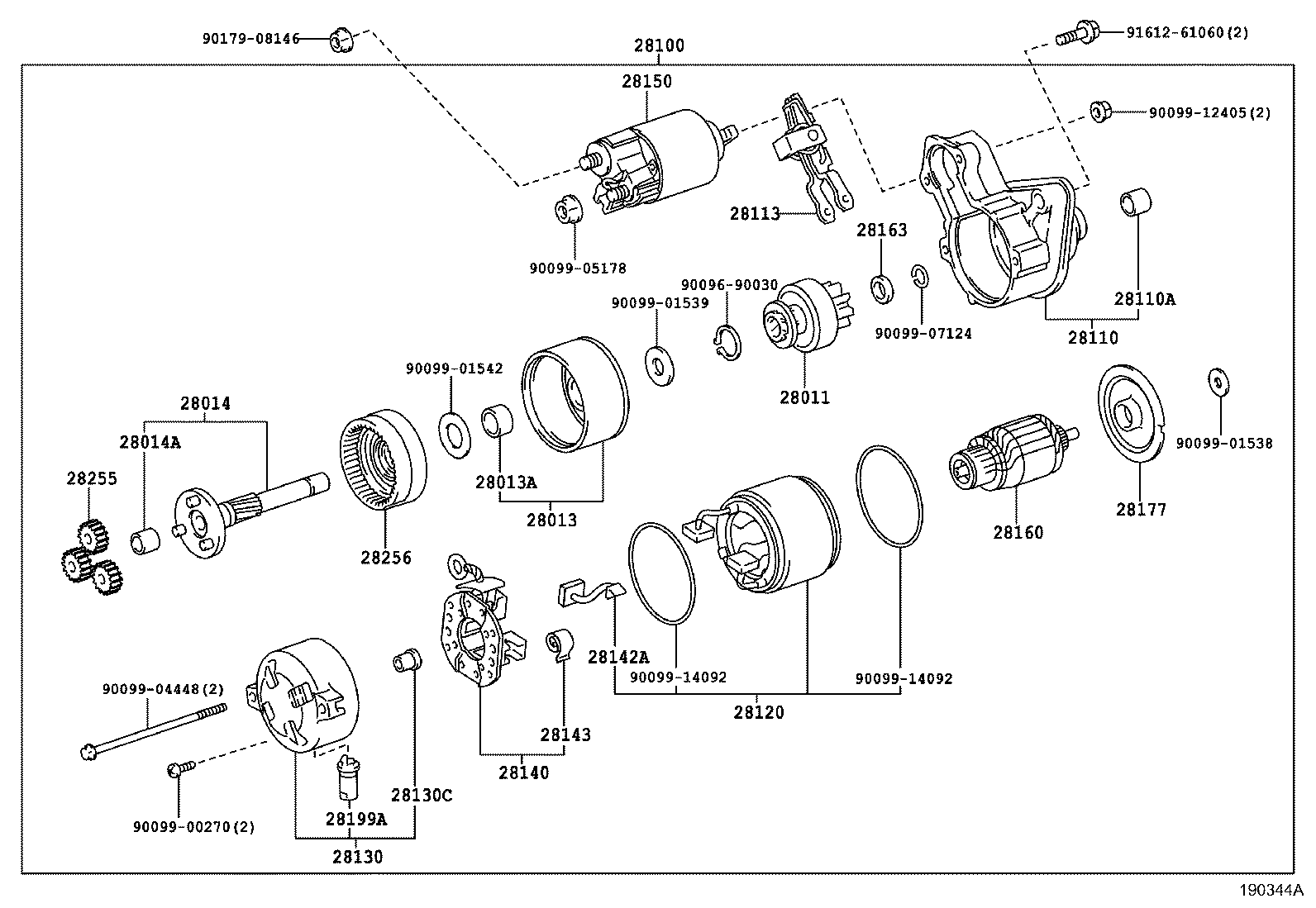 28115-26040 HOUSING ASSY, STARTER DRIVE product image