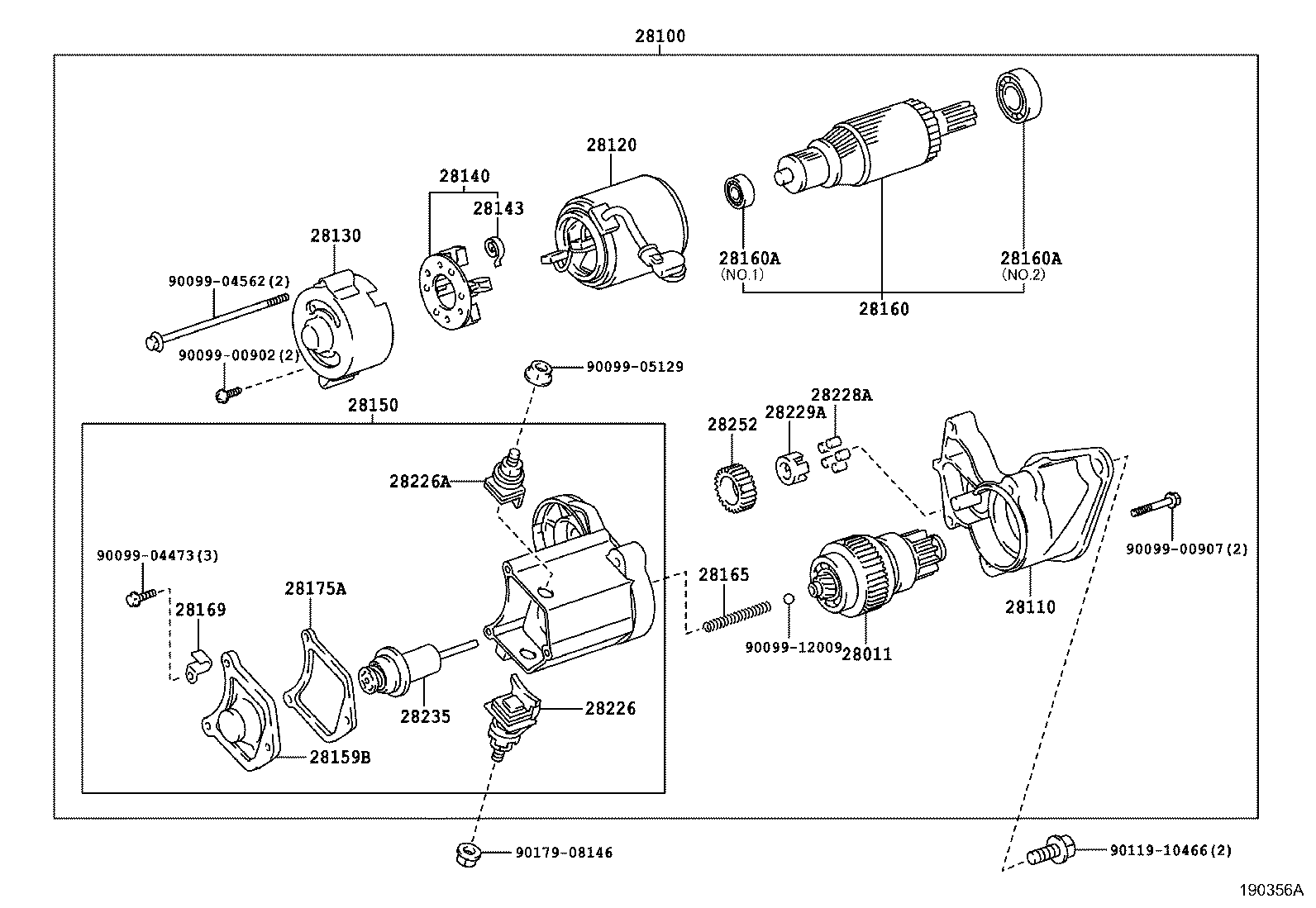 28115-26040 HOUSING ASSY, STARTER DRIVE product image