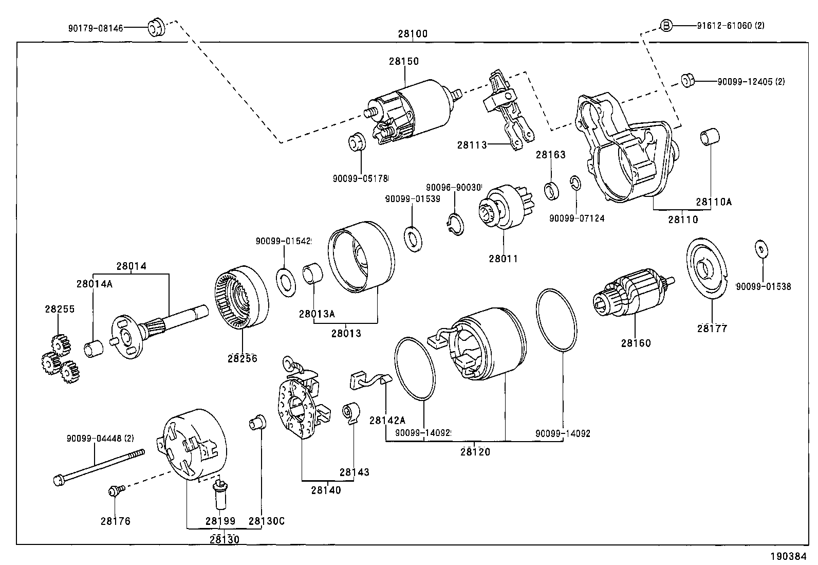 28100-02080 STARTER ASSY product image