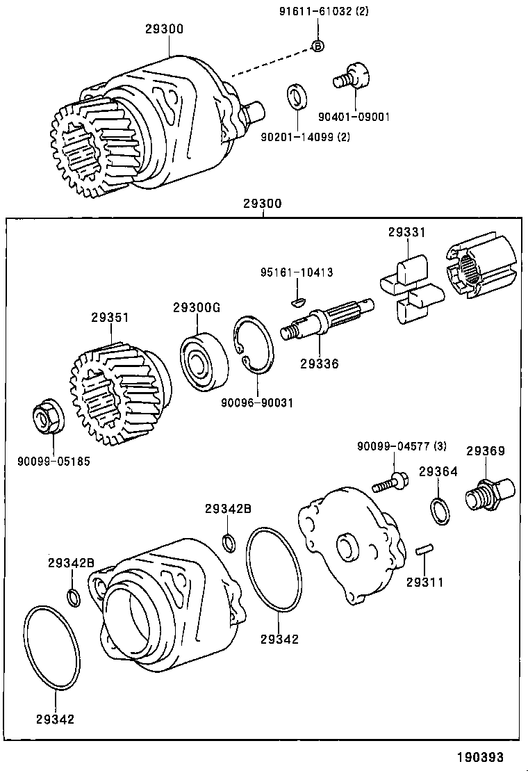 29300-54210 PUMP ASSY, VACUUM product image