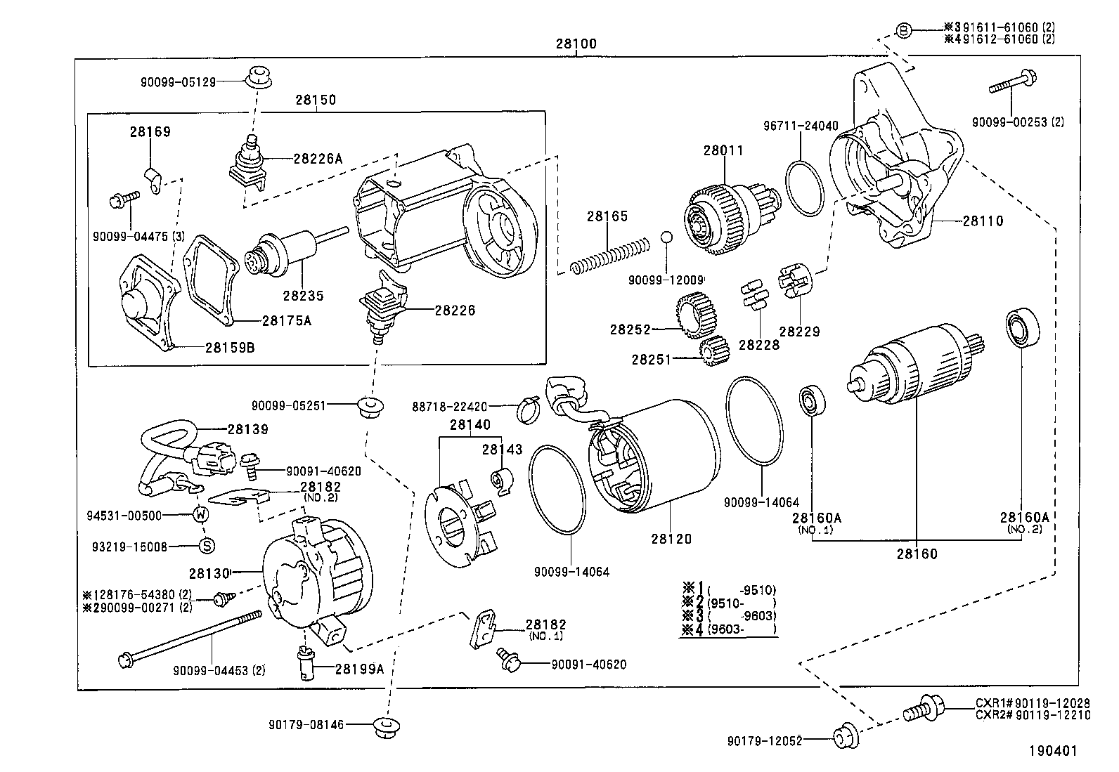 28199-64160 PROTECTOR, DUST STARTER product image