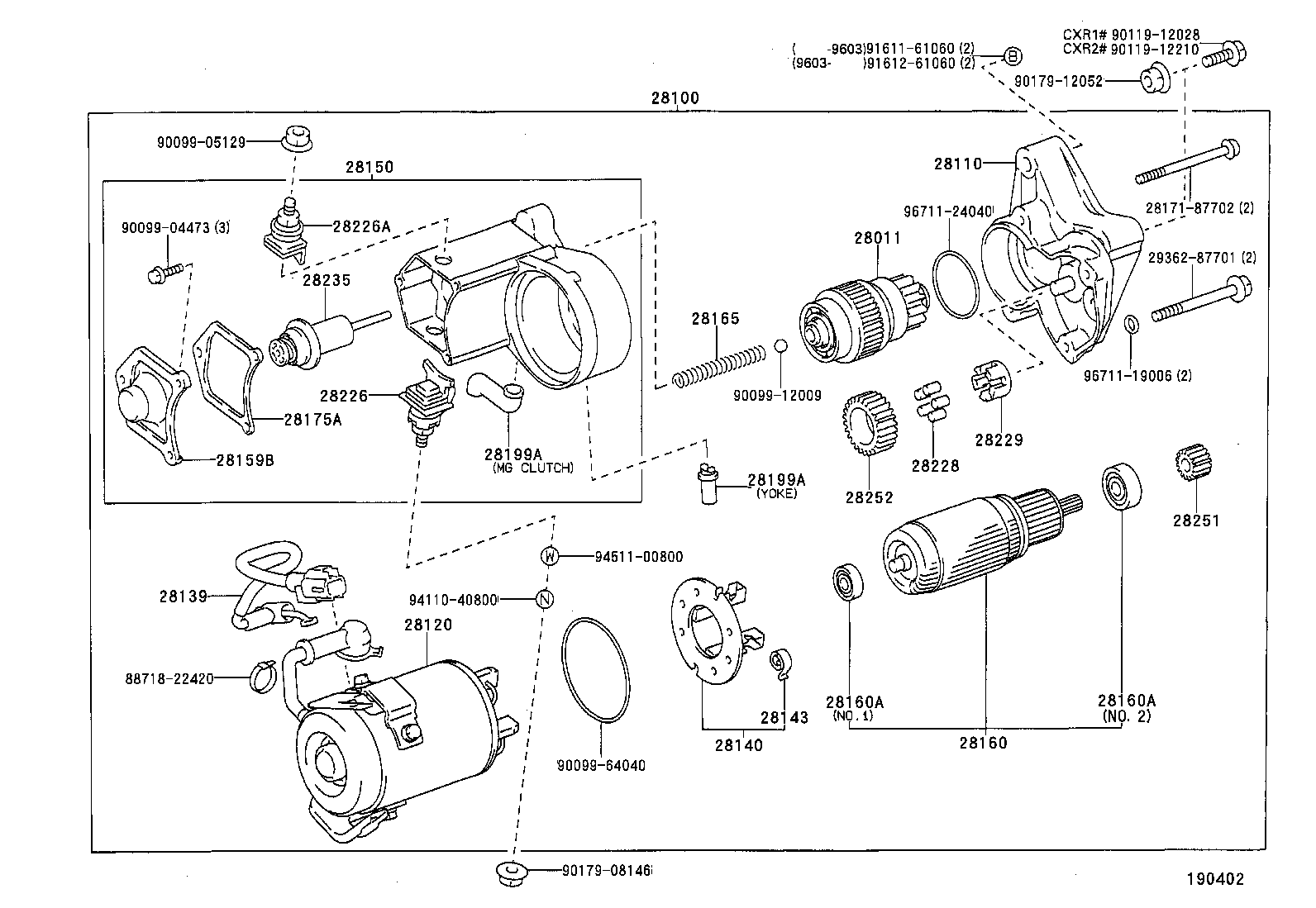 28199-64160 PROTECTOR, DUST STARTER product image