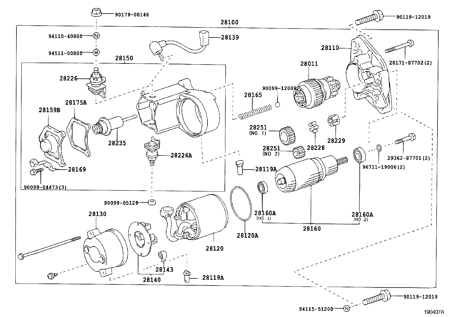 28113-04030 LEVER, STARTER PINION DRIVE product image