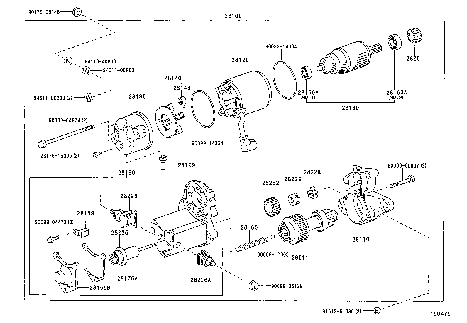 28150-62020 SWITCH ASSY, MAGNET STARTER product image