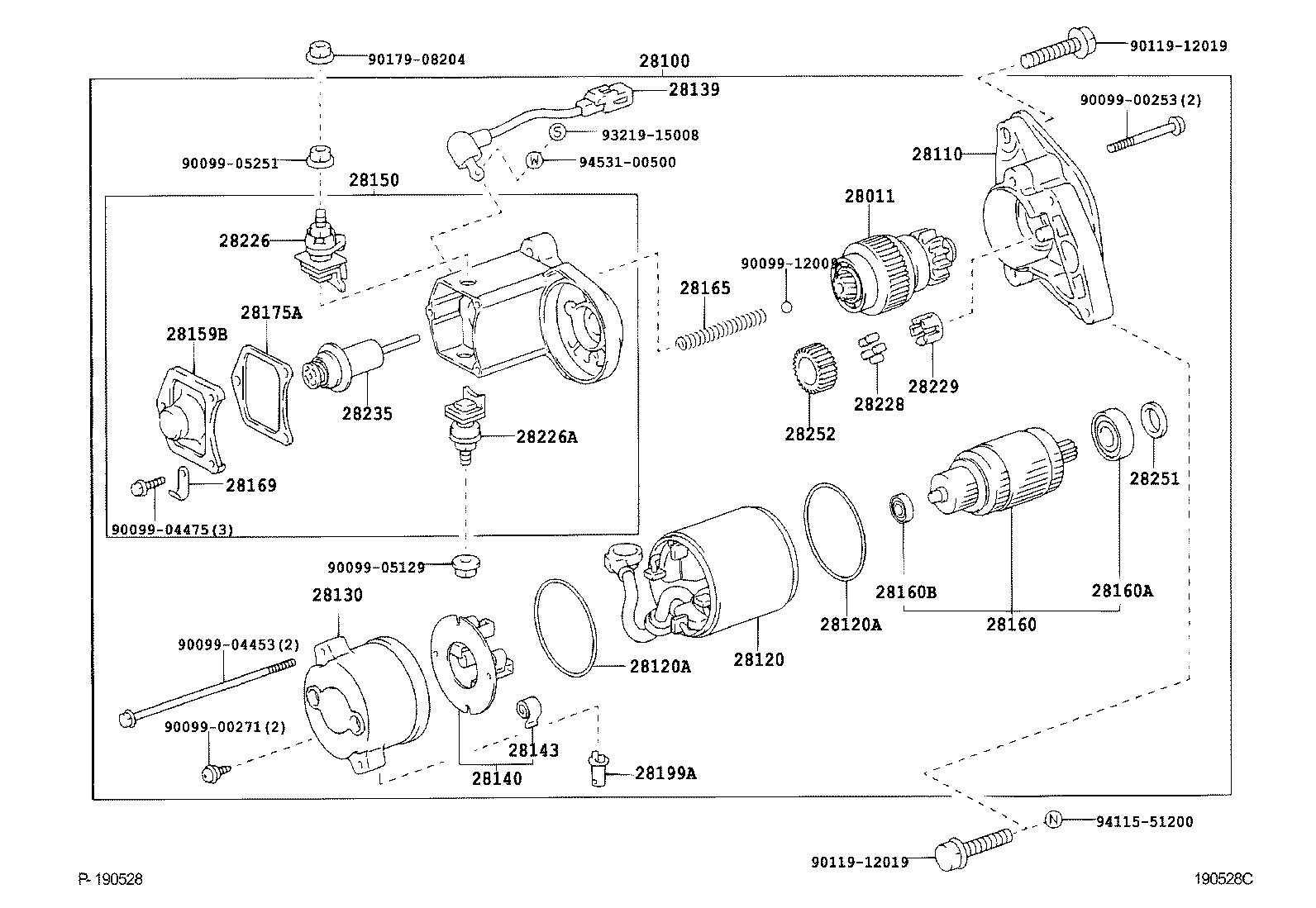 28100-30050 STARTER ASSY product image