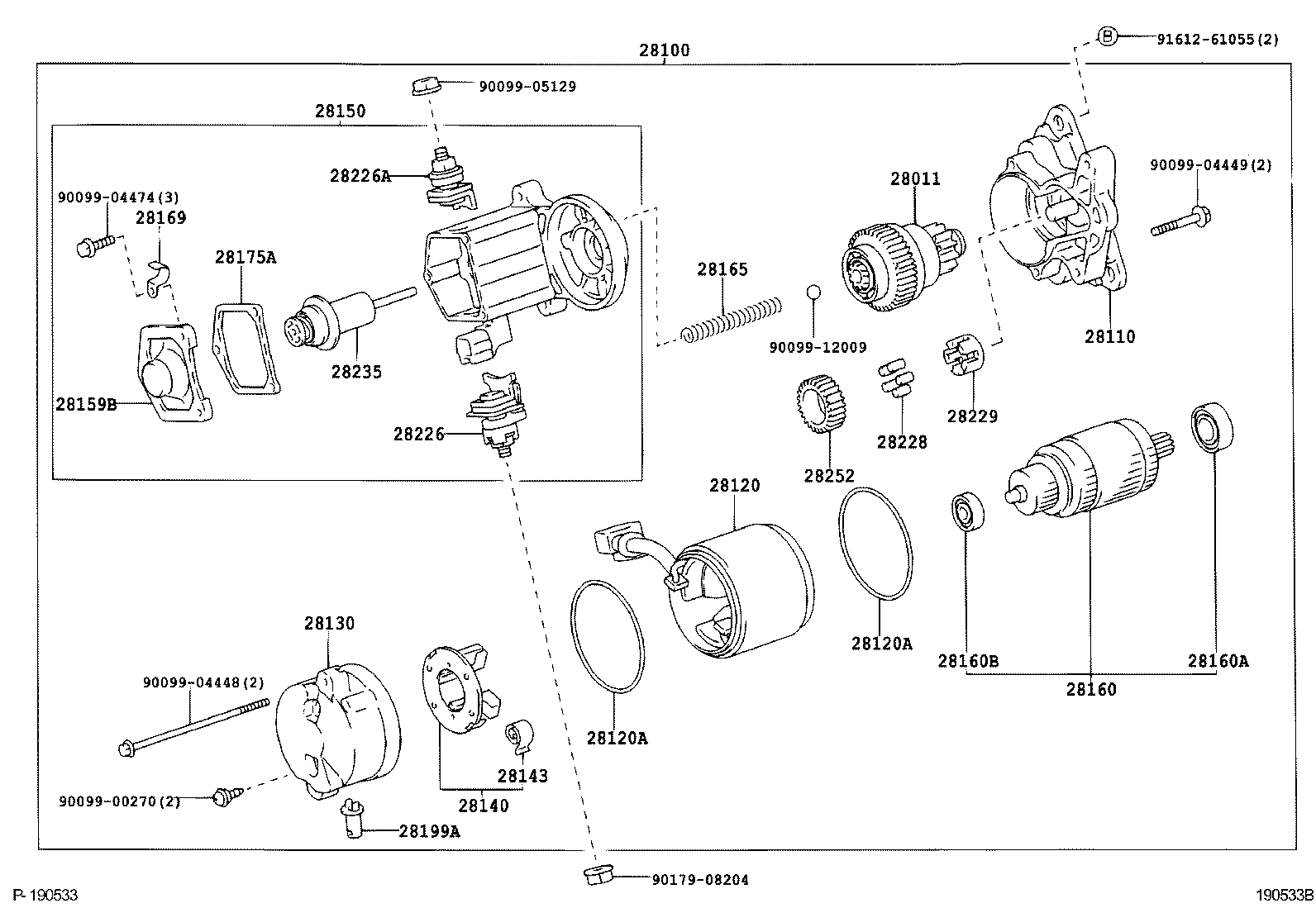 28100-30050 STARTER ASSY product image