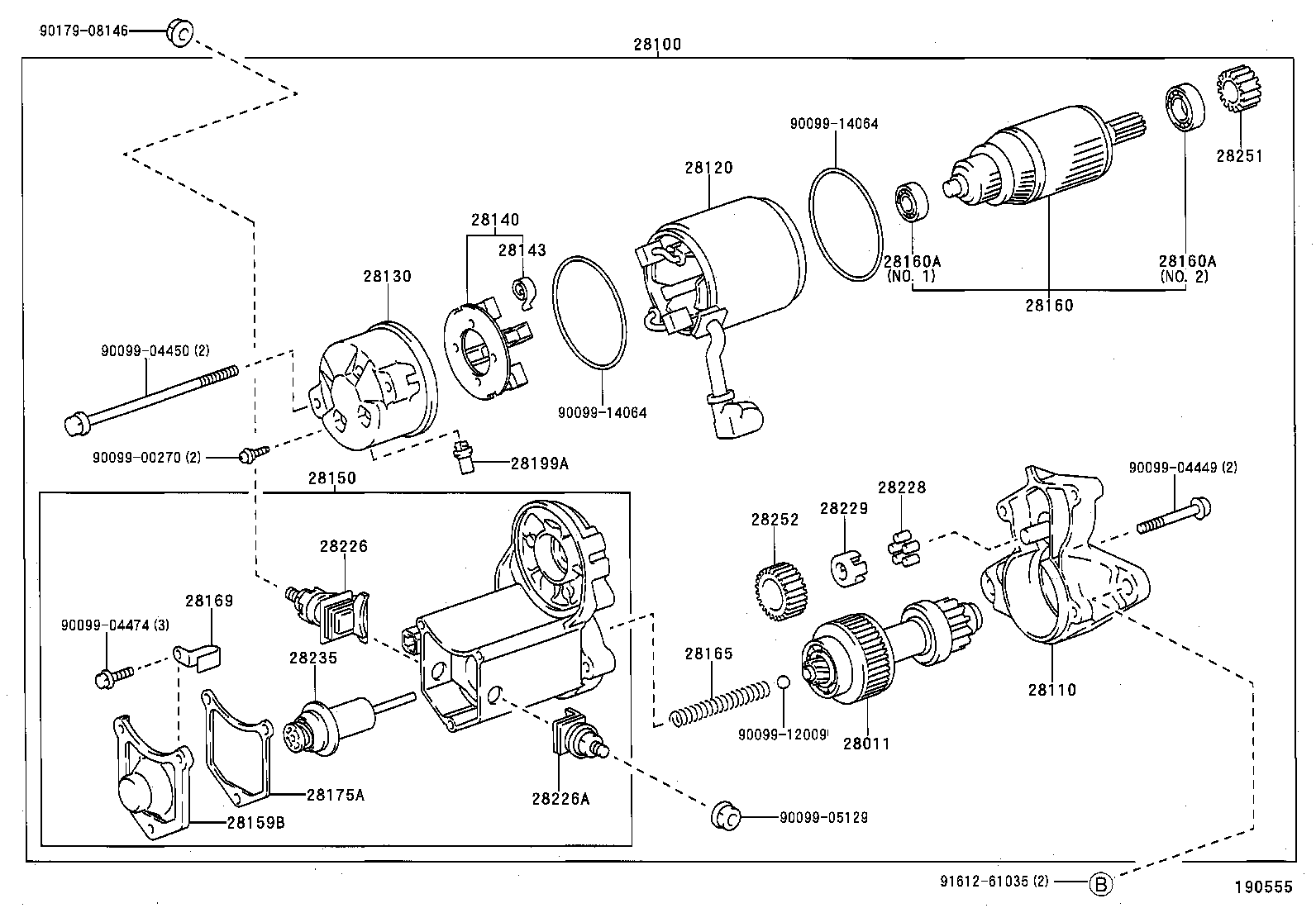 28150-28010 SWITCH ASSY, MAGNET STARTER product image