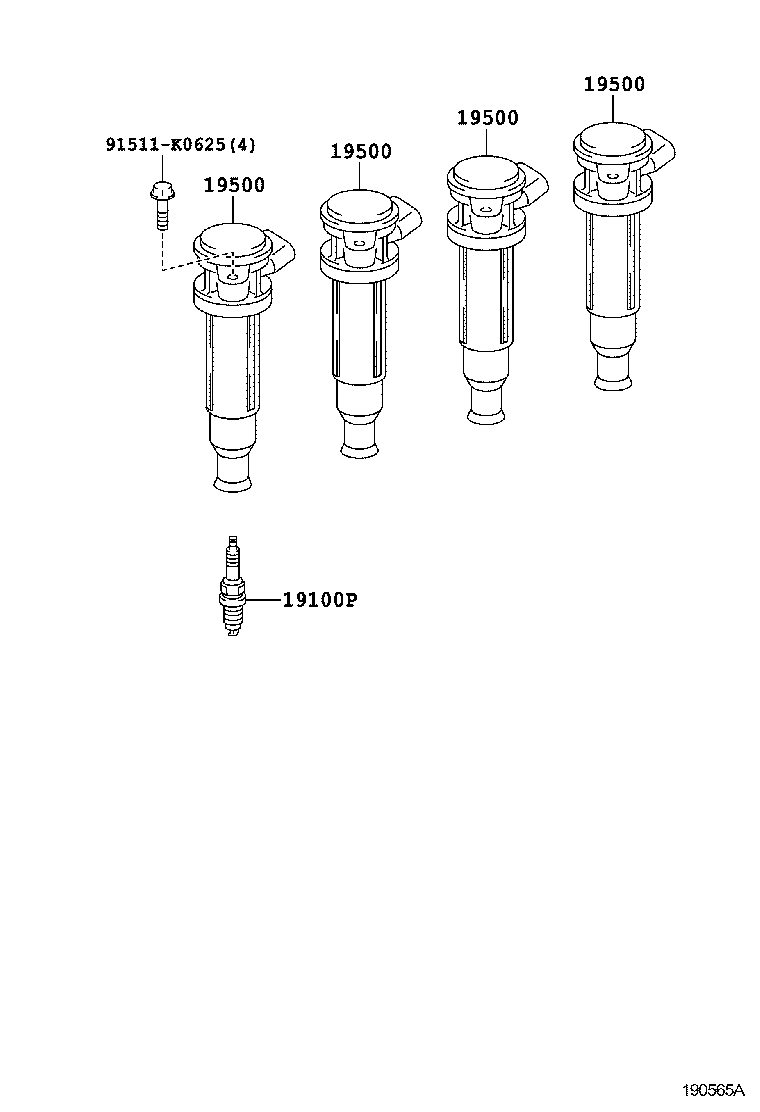 19590-74290 CORD, COIL RESISTIVE product image