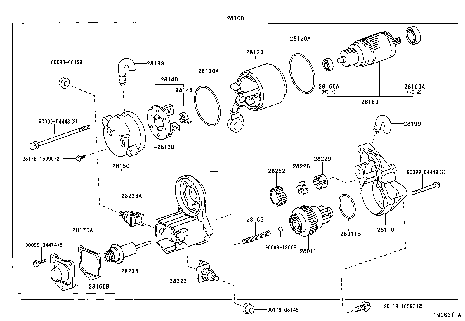 28100-50090 STARTER ASSY product image
