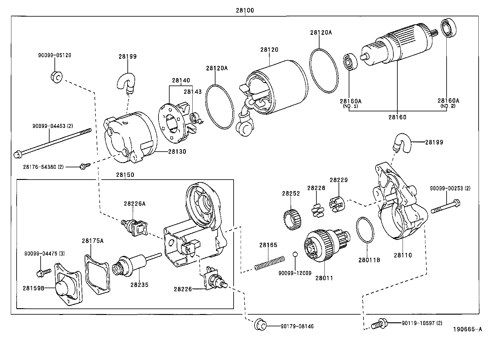 Toyota 28150-50071 SWITCH ASSY, MAGNET STARTER