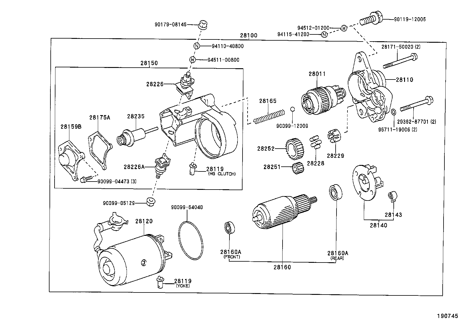 28150-66030 SWITCH ASSY, MAGNET STARTER product image