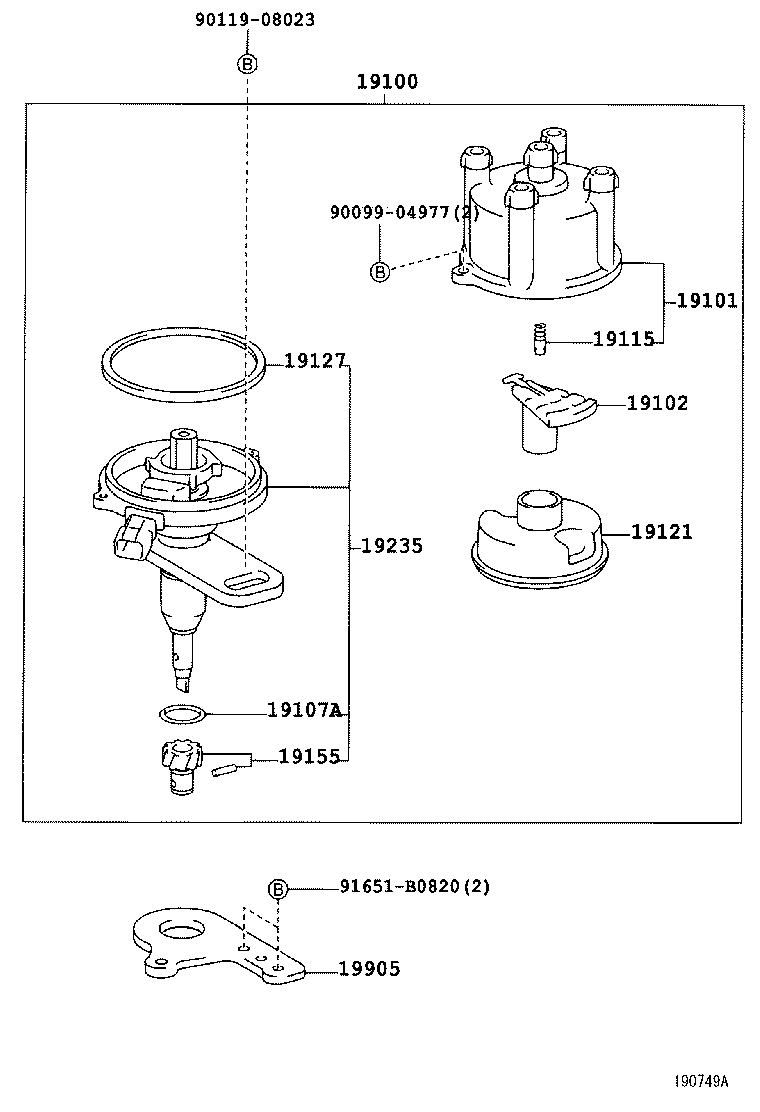 19153-13500 SPRING, GOVERNOR, A product image