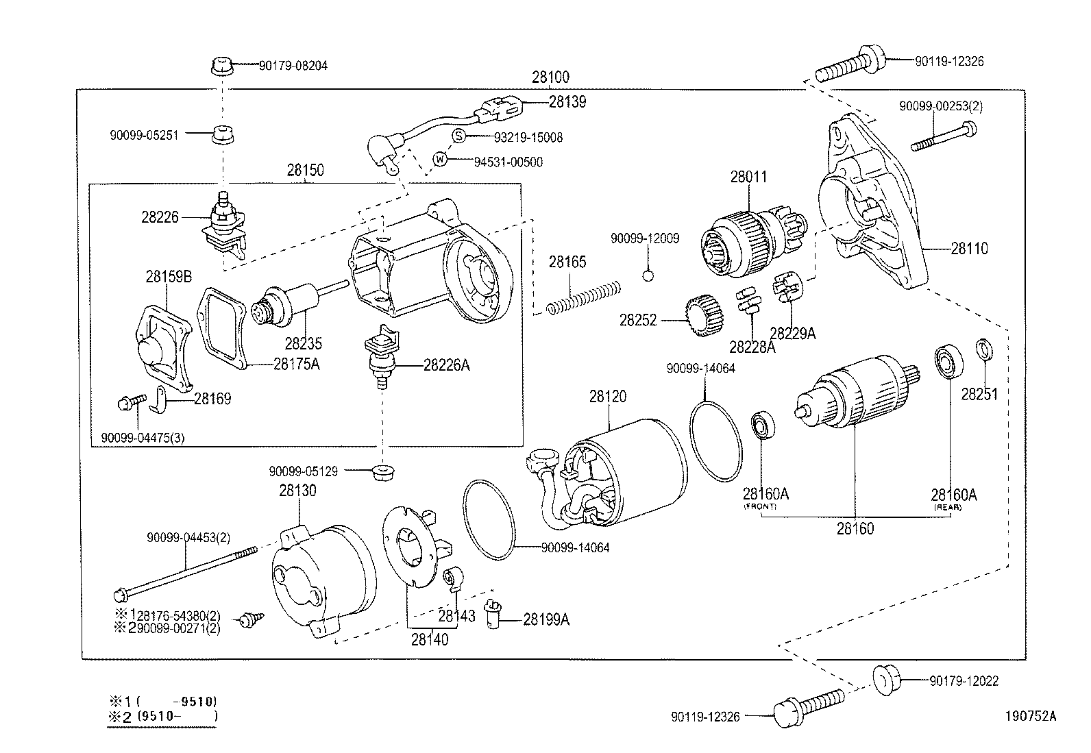 28100-67070 STARTER ASSY product image