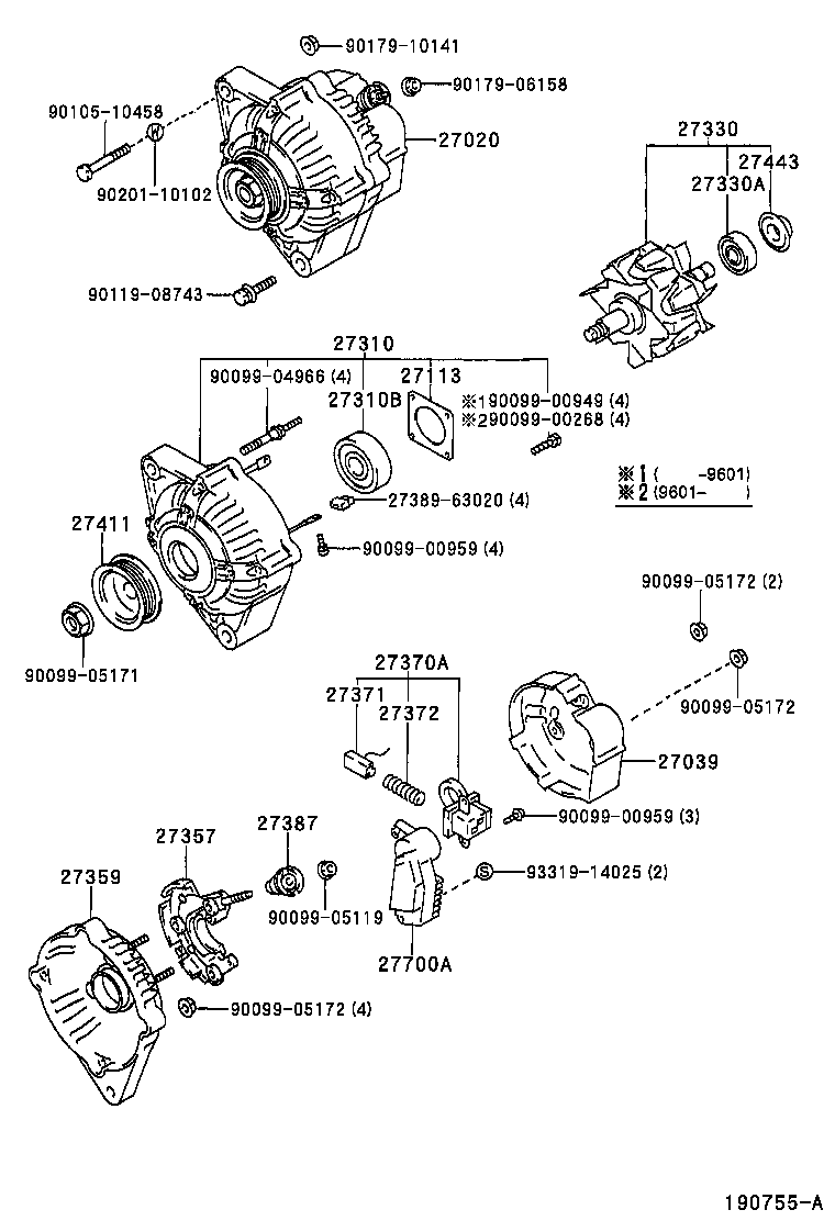 27037-46150 WIRE, ALTERNATOR LEAD product image