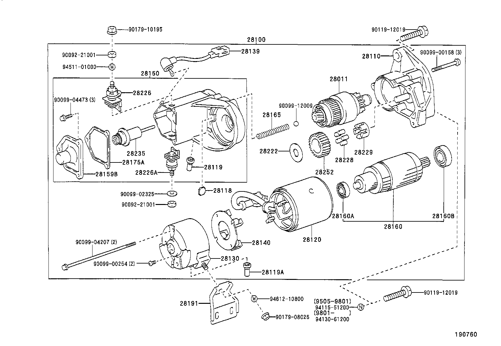 28100-56330 STARTER ASSY product image
