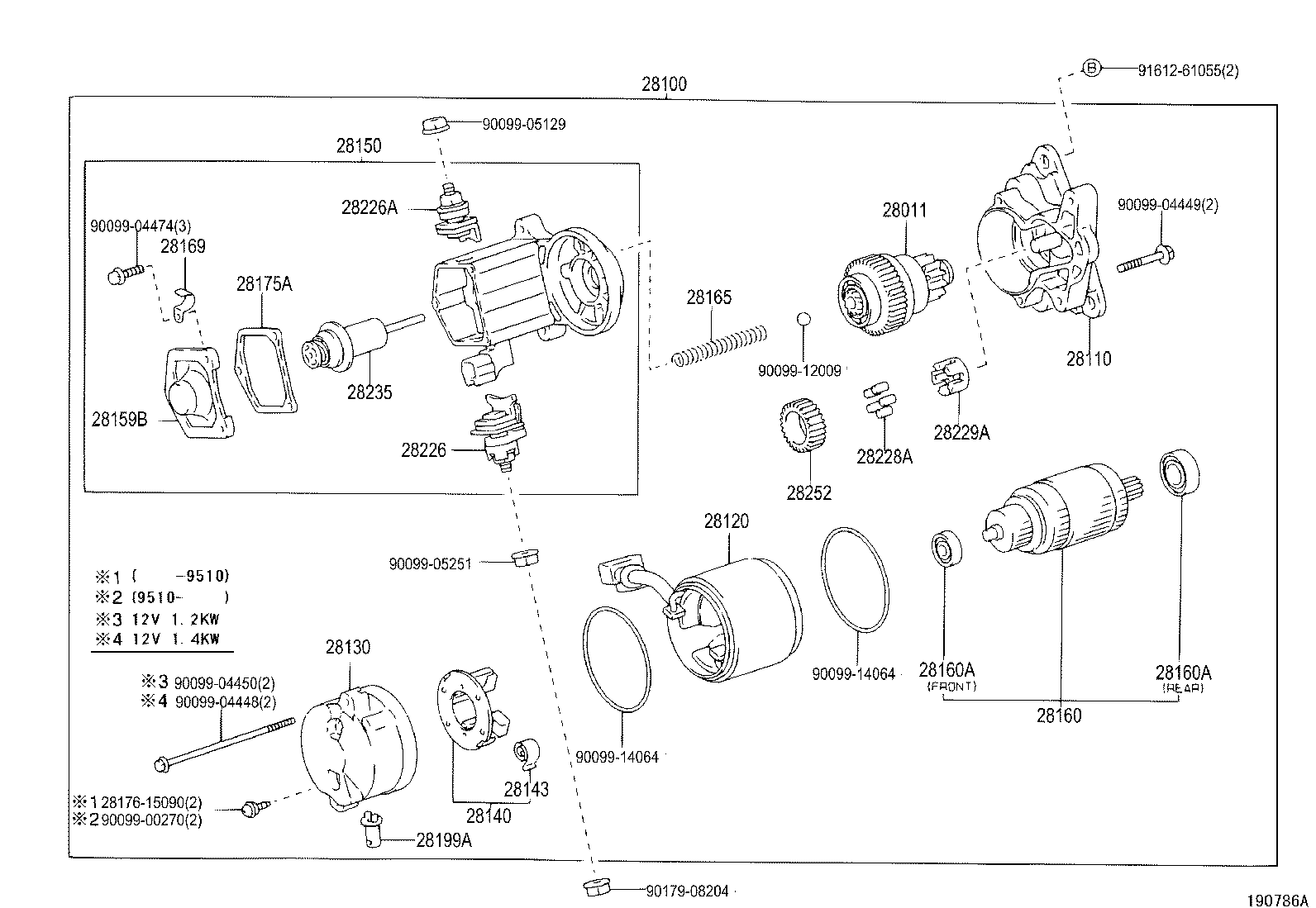 28100-67070 STARTER ASSY product image