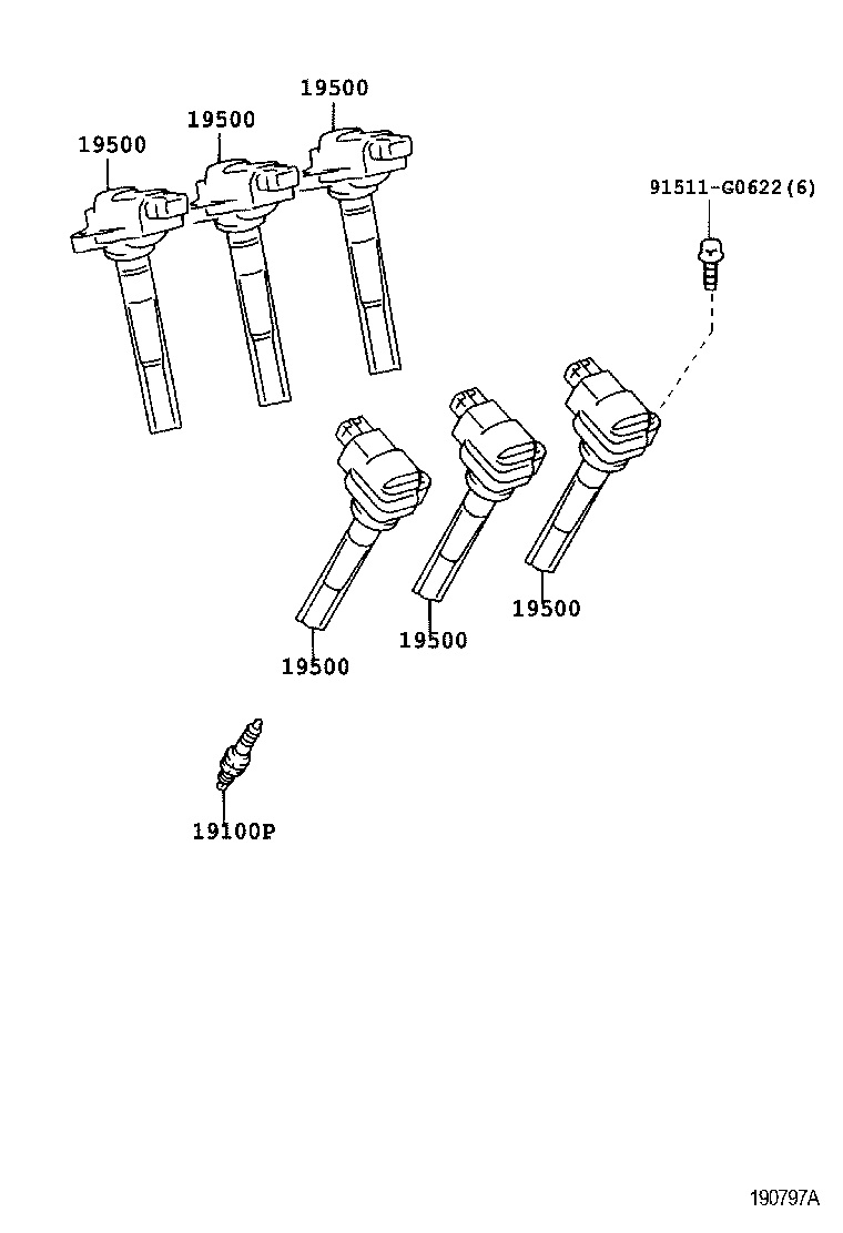 90919-01207 PLUG, SPARK product image