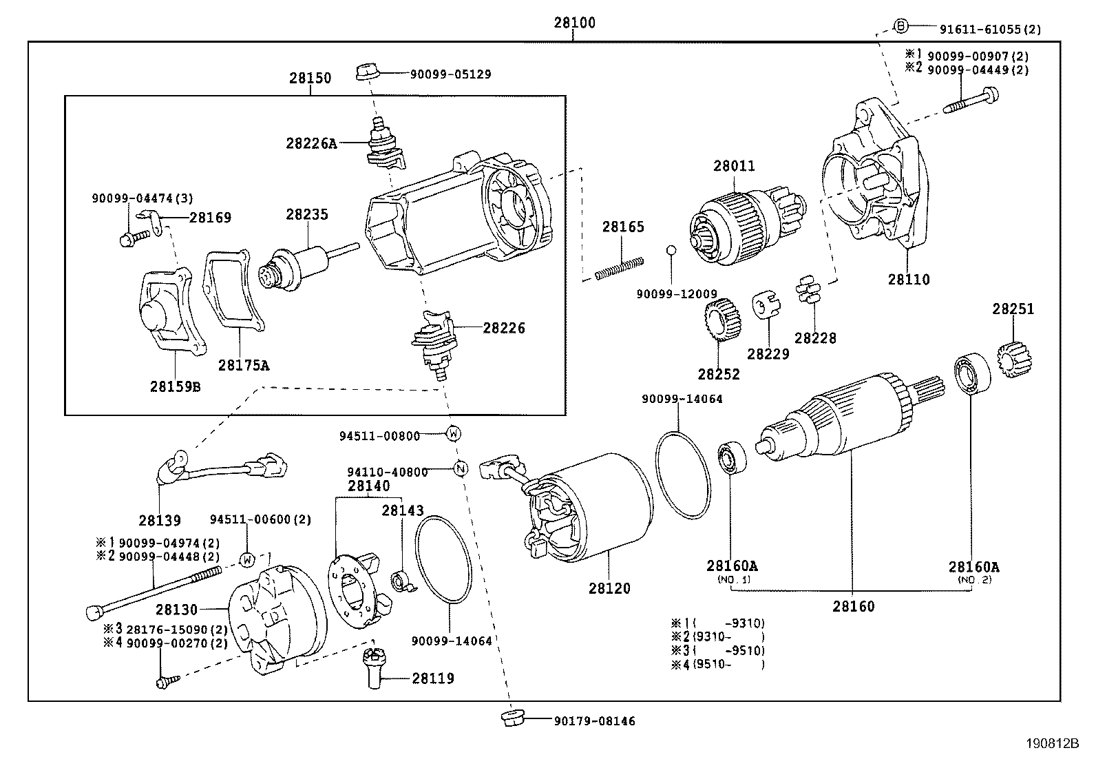 28150-13012 SWITCH ASSY, MAGNET STARTER product image