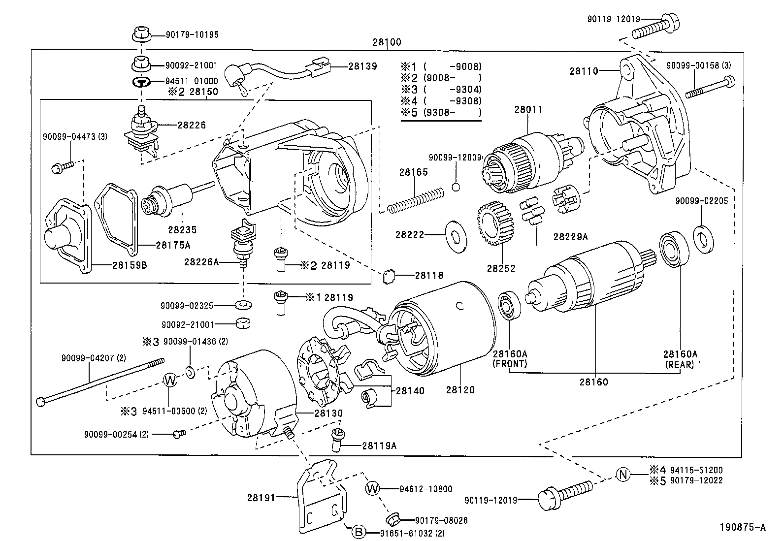 28150-75050 SWITCH ASSY, MAGNET STARTER product image