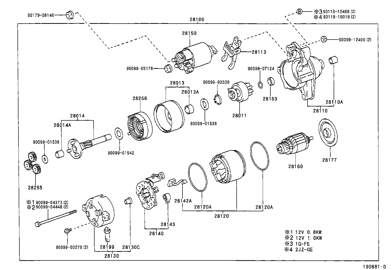 28150-46150 SWITCH ASSY, MAGNET STARTER product image