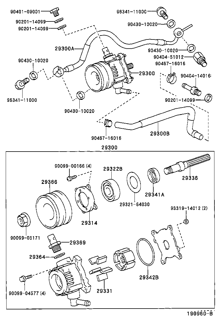 29300-54061 PUMP ASSY, VACUUM product image