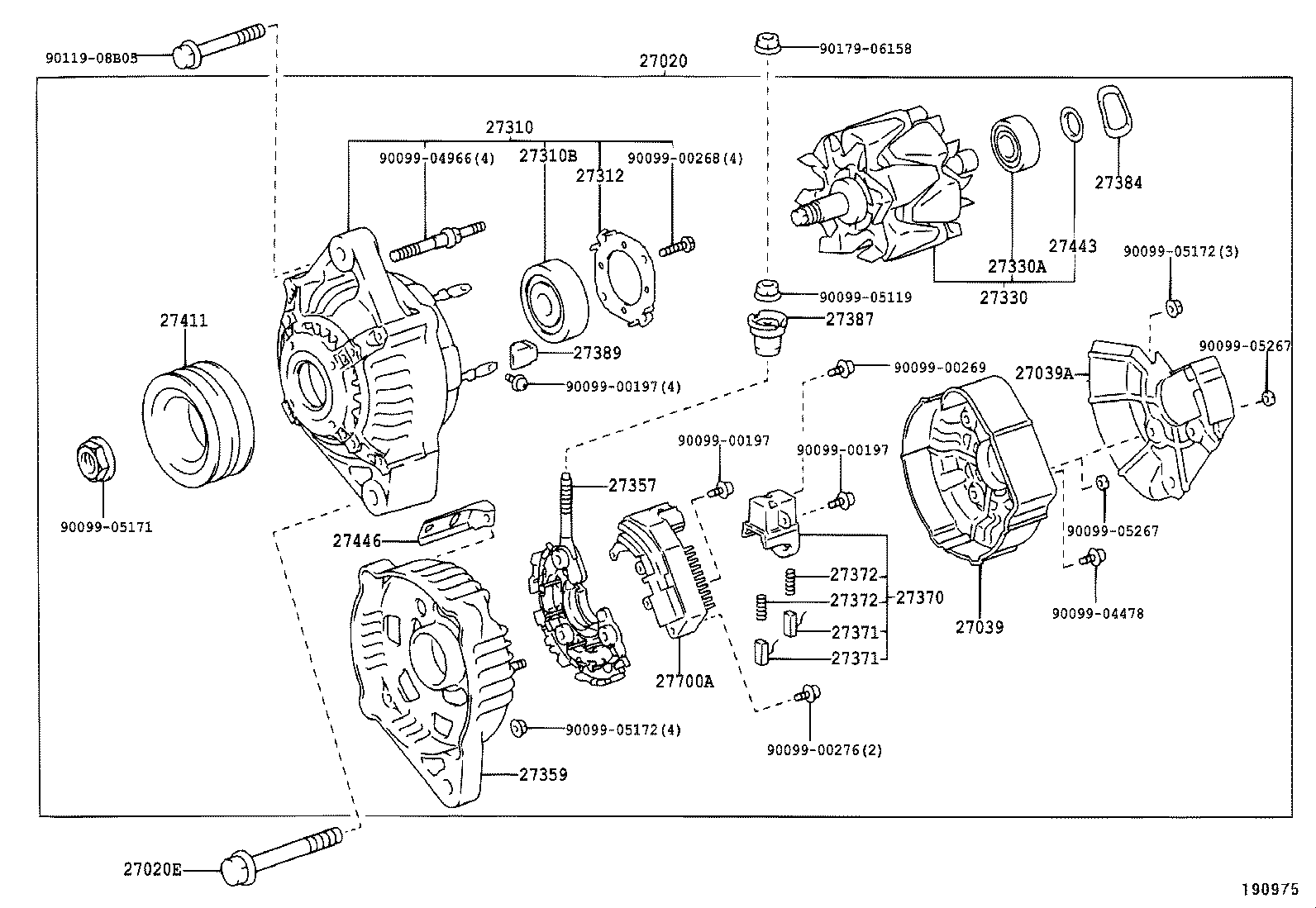27230-89101 PULLEY, ALTERNATOR product image