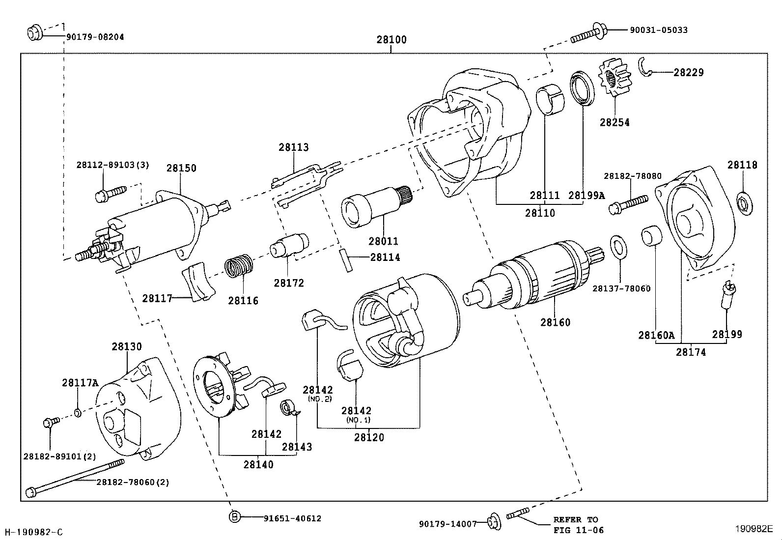 28150-78060 SWITCH ASSY, MAGNET STARTER product image