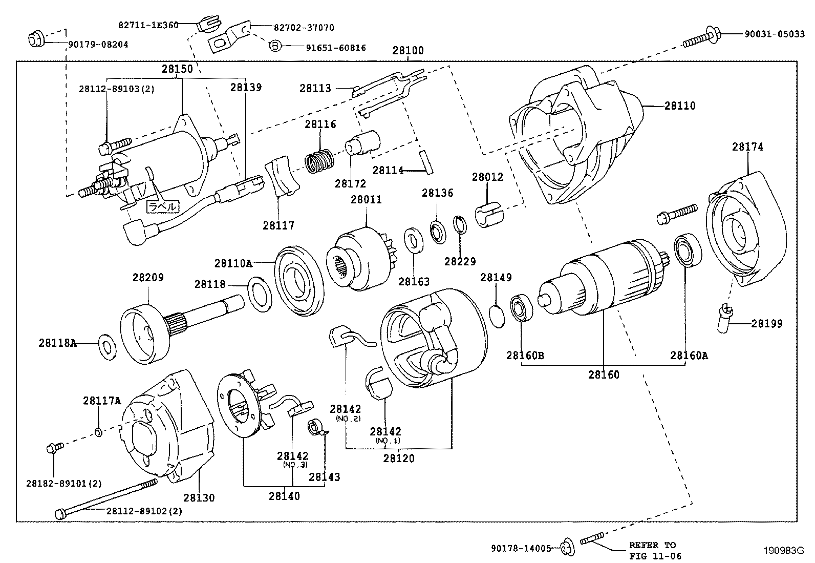 28150-78060 SWITCH ASSY, MAGNET STARTER product image