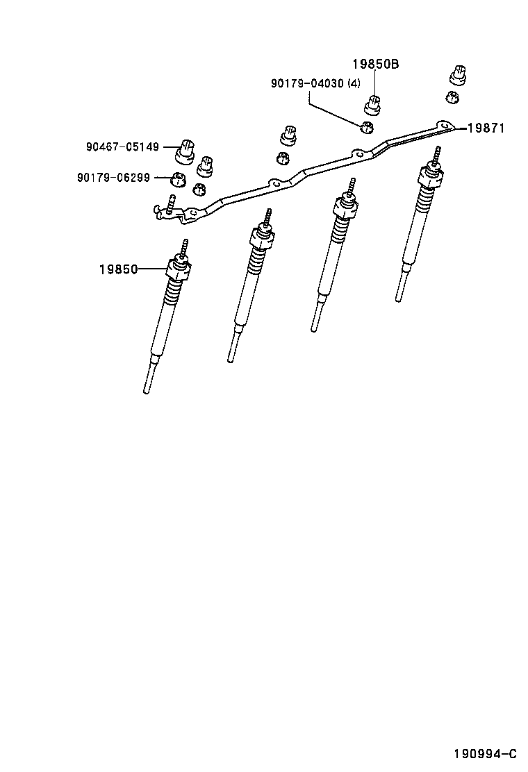90919-01210 PLUG, SPARK product image