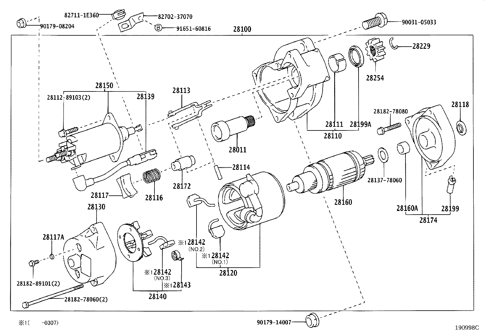 28150-78080 SWITCH ASSY, MAGNET STARTER product image