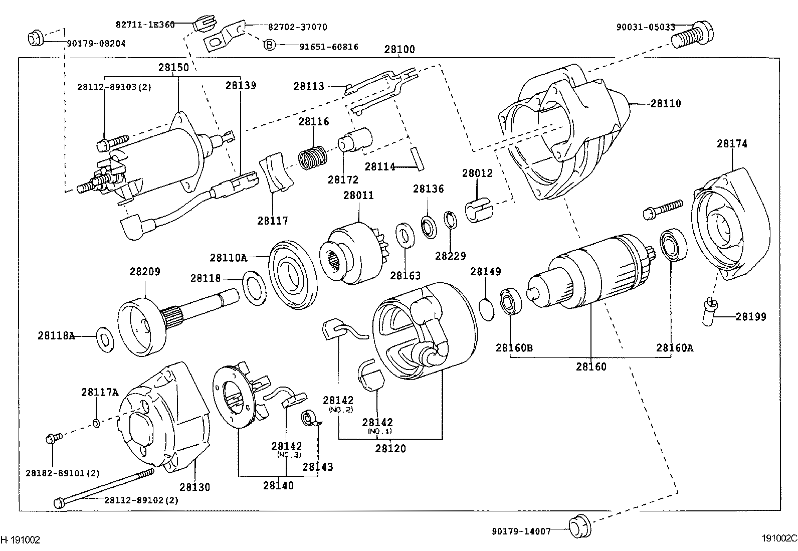 28150-78080 SWITCH ASSY, MAGNET STARTER product image