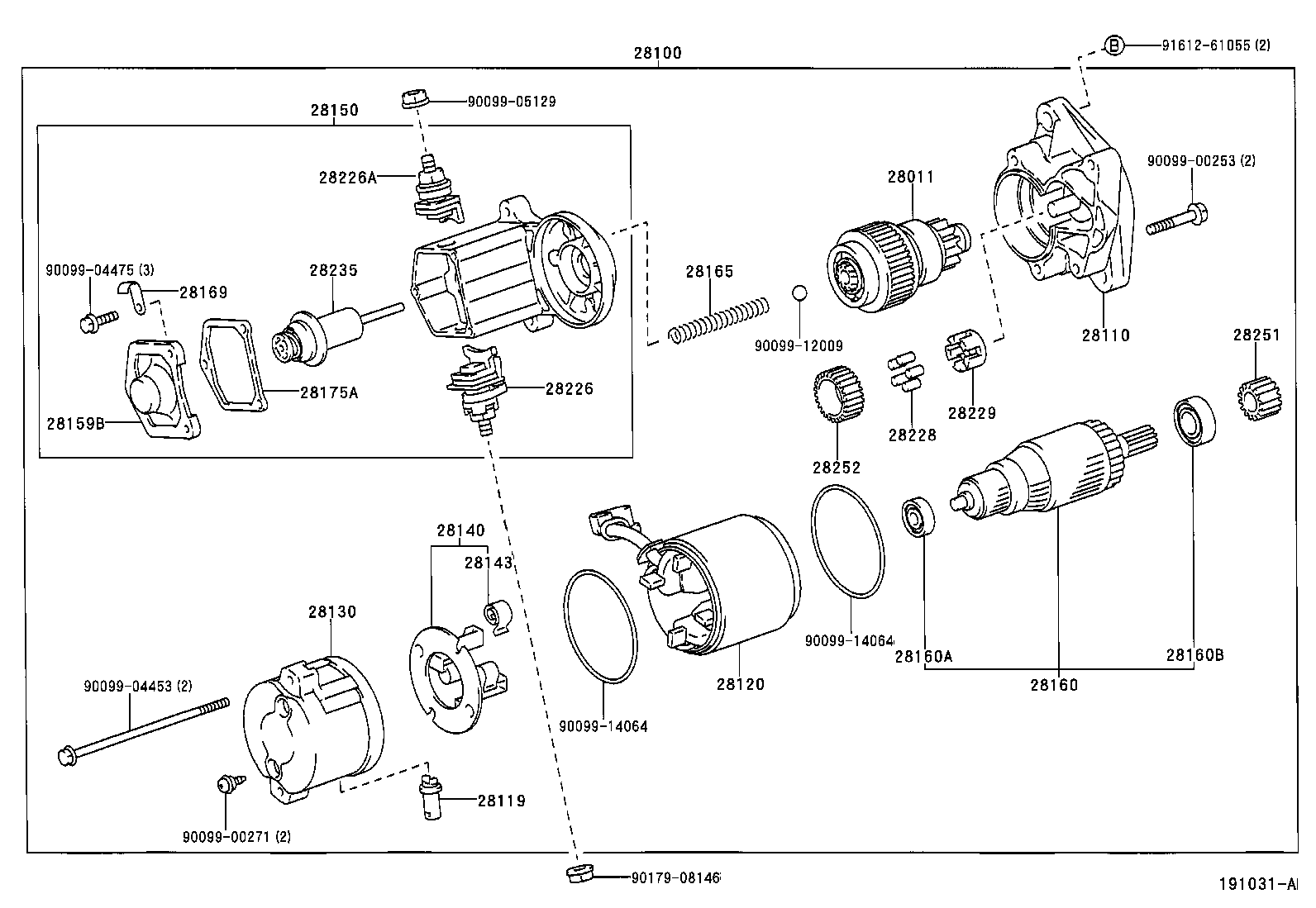 28110-64280 HOUSING ASSY, STARTER DRIVE product image