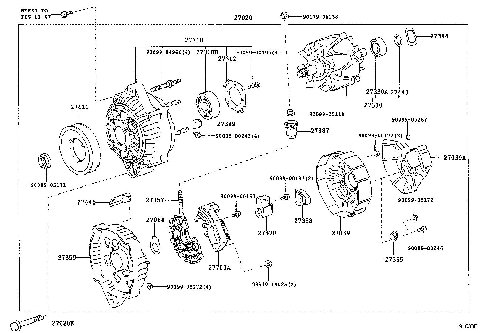 27230-89101 PULLEY, ALTERNATOR product image