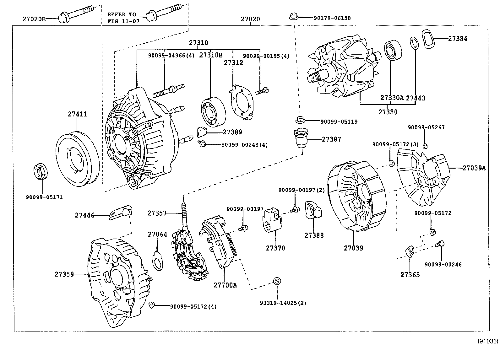 90031-05170 BOLT(FOR ALTERNATOR) product image